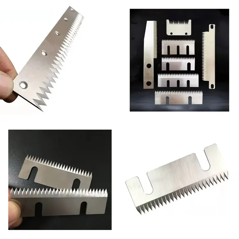 Custom Drawing Services BSN 65*30*1.5mm 2 3 Holes HSS Serrated Cutting Saw Tooth Blade HRC50-68 Hardness Long Service Life