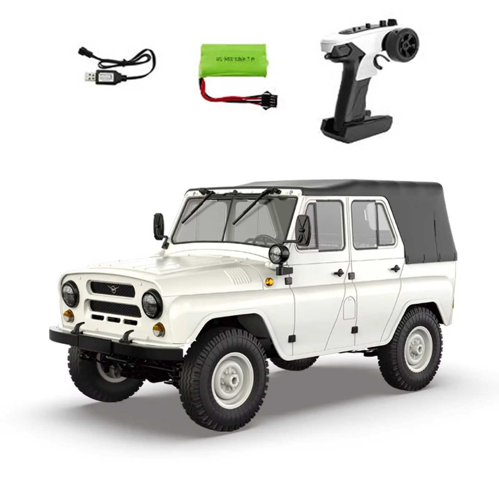 Wpl C94 Uaz-469 Remote Control Off Road Climbing Vehicle 2.4g 4wd