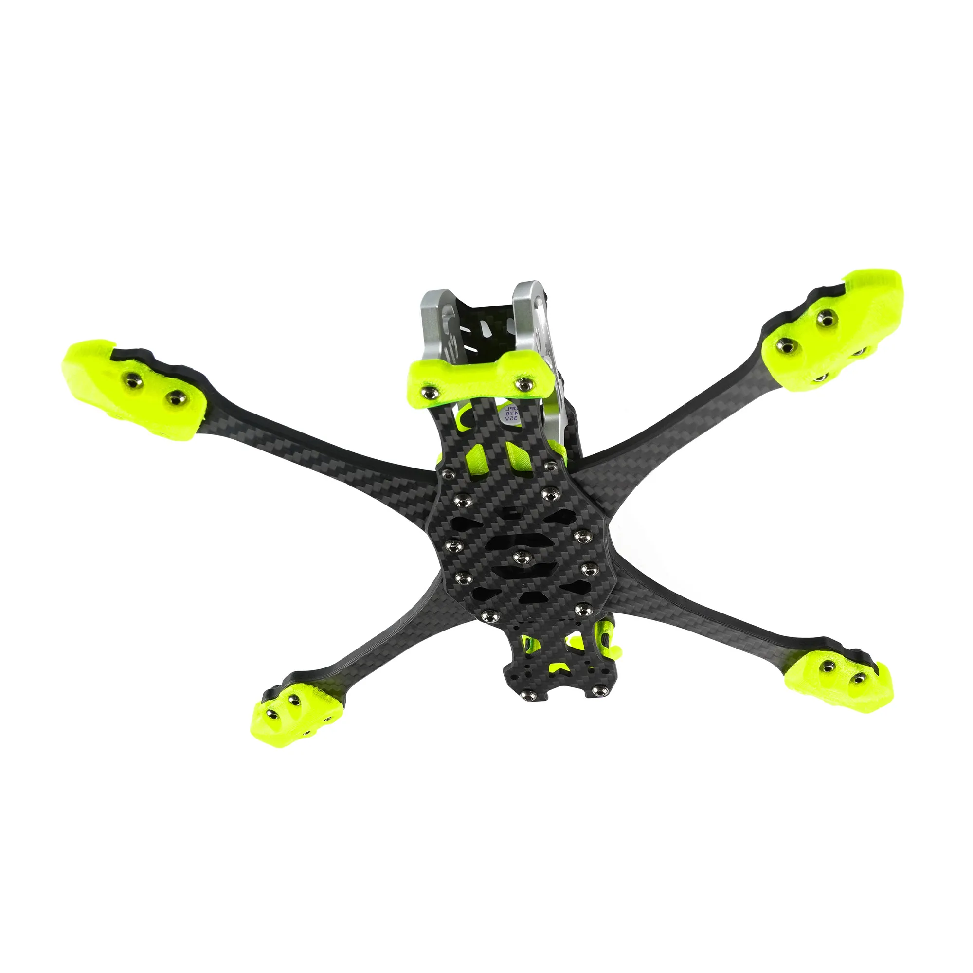 GEPRC Mark5 HD 5-inch FPV frame kit with complete optional TPU printed parts kit, sturdy carbon frame for HD freestyle flight.