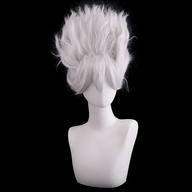 Anime White Luffy Cosplay Gear 5 Nik Form WIG Luffy White Straight White Hair Costumes