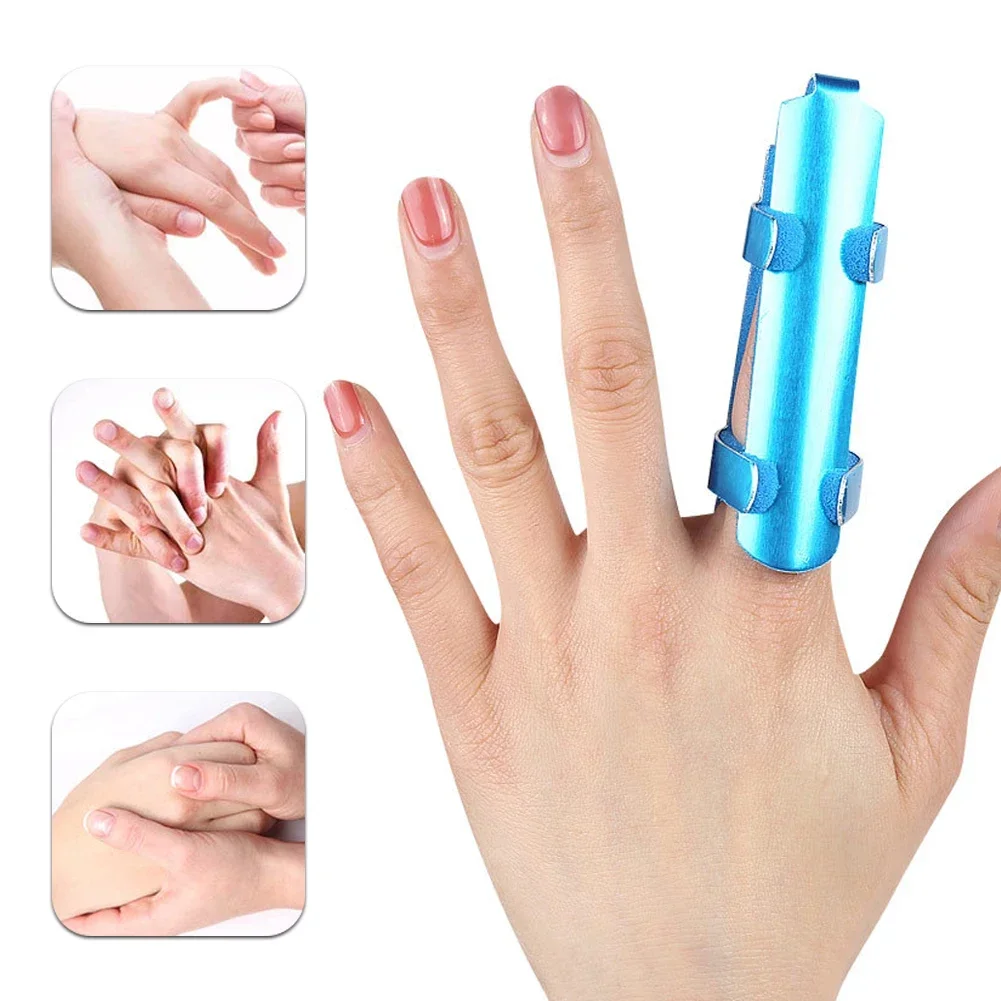 Finger Splints for Finger Knuckle Immobilization of Adults & Children Broken Fingers Straightening Arthritis Sprains