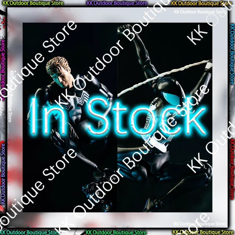 متوفر في المخزون ألعاب Ct سبايدرمان مافيكس 147 بدلة سوداء سيمبيوتيك فينوم شخصية الرجل العنكبوت المذهلة أنيمي ألعاب هدايا شخصيات الحركة #1