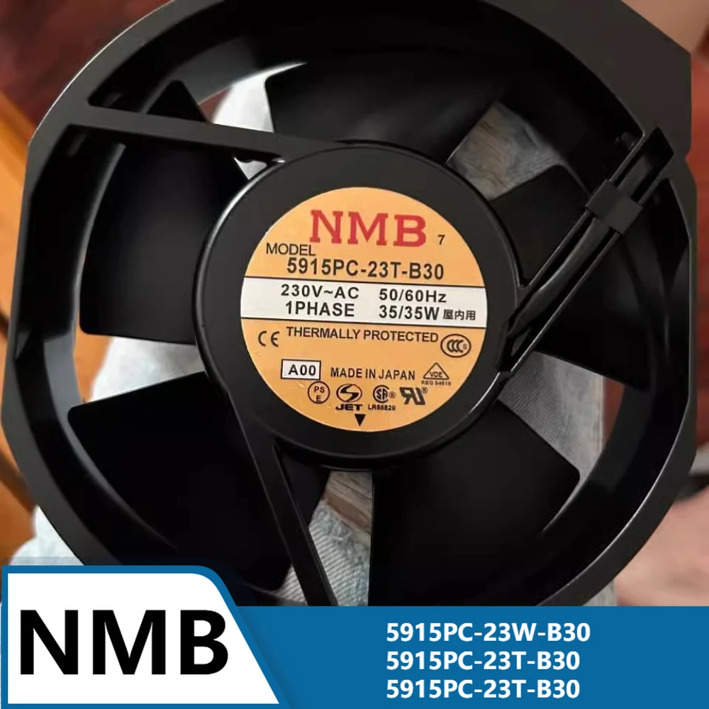 

NMB 5915PC-23T-B30 5915PC-23W-B30 5915PC-23T-B30 A00 230V 172*150*38 Aluminum Frame Cooling Fan Original