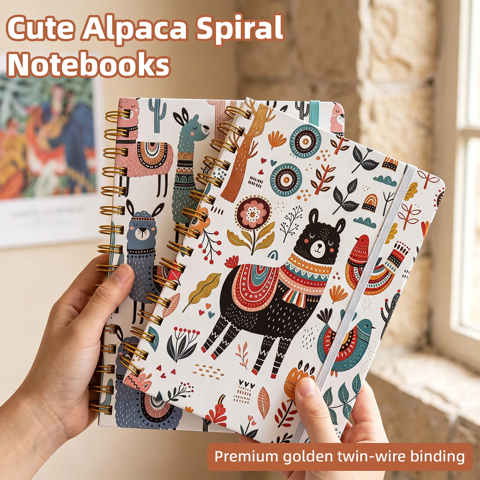 A5 Spiral Coil Notebook Sheep  Colorful Thickened High-Value NotebookStudent Coil Notebook Custom Office Stationery