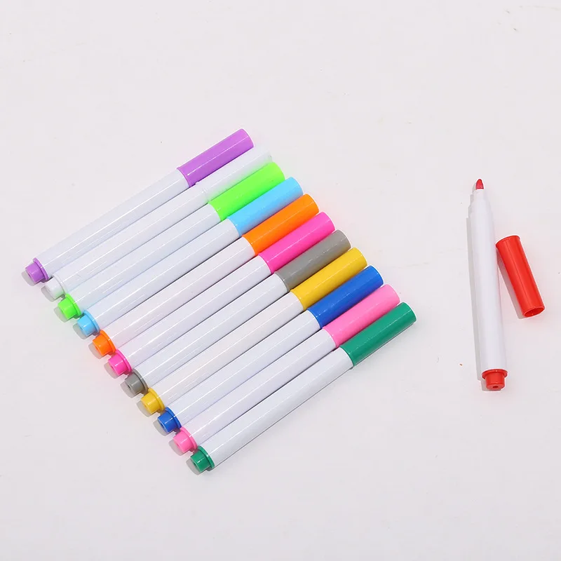 3-25Pcs/Set White/Colors Liquid Chalk Erasable Pen Marker For Glass Windows Electronic Blackboard Chalkboard Whiteboard Marker