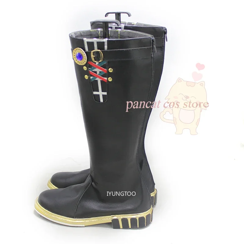 أحذية جميلة ديربي أوغوري كاب التأثيرية لعبة الرسوم المتحركة الهزلية أحذية طويلة أزياء تنكرية أحذية الدعامة لحفلات الهالوين #4