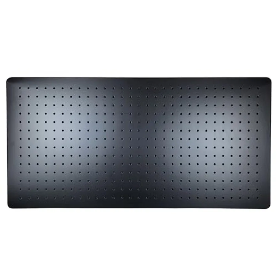 

Прочная металлическая перфорированная панель толщиной 1 мм, 32 x 16 дюймов, с расстоянием между отверстиями 1 дюйм - идеально подходит для использования в кухнях, спальнях, мастерских, гаражах.