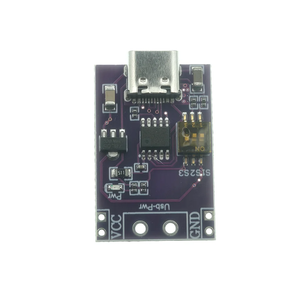 PD QC AFC Compatible Type-C Voltage Trigger Module 5V-20V Fixed Output for Power Debug Test