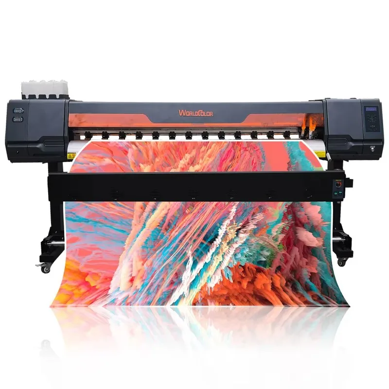 custom Best Sell 1.3m/1.6m/1.9m Inkjet Printer Use XP600/i3200 Print Head Vinyl Plotter Eco Solvent Printer Customized