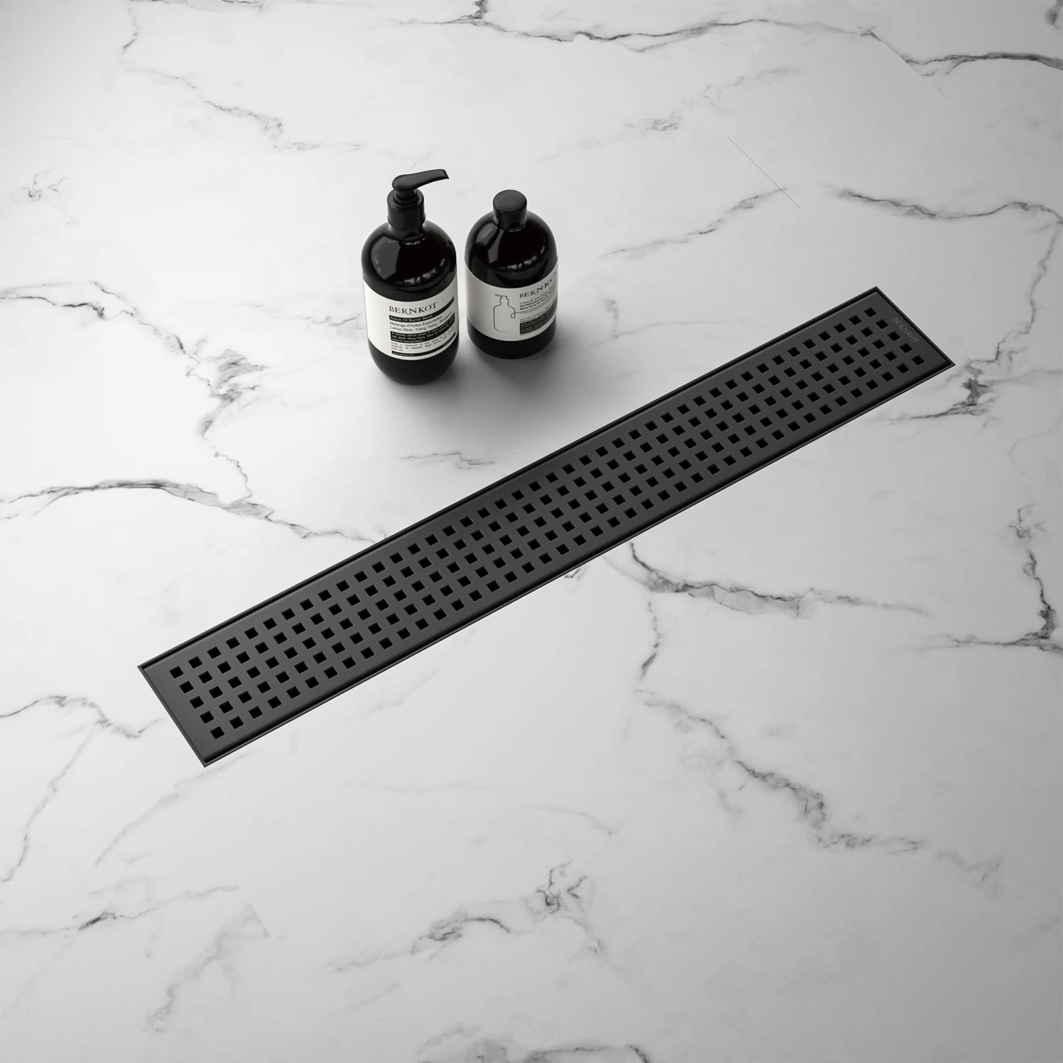 

WaterMark Certified High Quality Modern Matte Black 304 Stainless Steel Chrome Plated Anti-Corrosion Shower Floor Drain Elegant