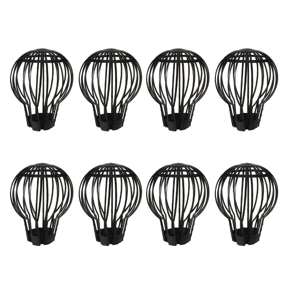 8 قطعة سقف مكافحة كتلة يغطي مزراب ماسورة التصريف الحرس لأوراق الحطام الصرف مصفاة الفلتر خفيفة الوزن تصميم مدمج ل #6