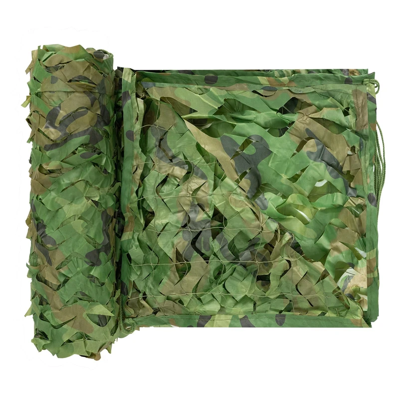 

Woodland Camo Netting Camping Military Hunting Blinds for Sunshade Camping Shooting Theme Party Decoration Sun Shelter Awning