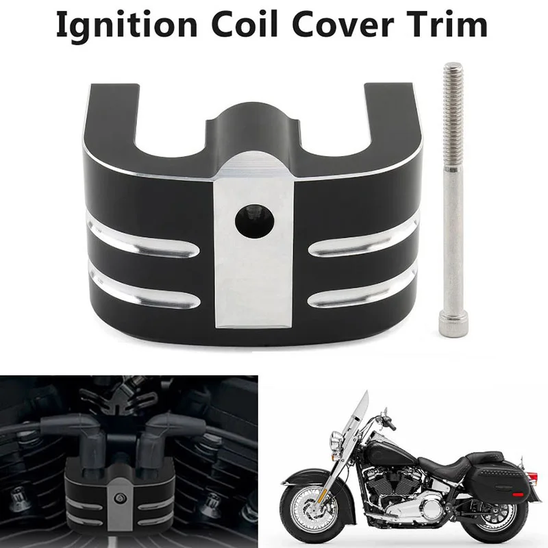 Motorcycle Ignition Coil Cover Trim Moulding For Harley Softail Breakout FXBR Low Rider S FXLRS Street Bob 114 FXBBS 2018-2024