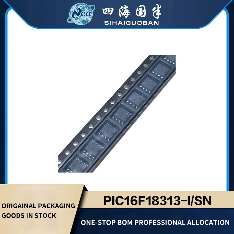 1PCS New PIC16F18313-I/SN PIC16F18313-E/SN SOP8 PIC16F18313T-I/RF UDFN8 PIC16F18313-I/P DIP8 IC MCU 8BIT 3.5KB FLASH