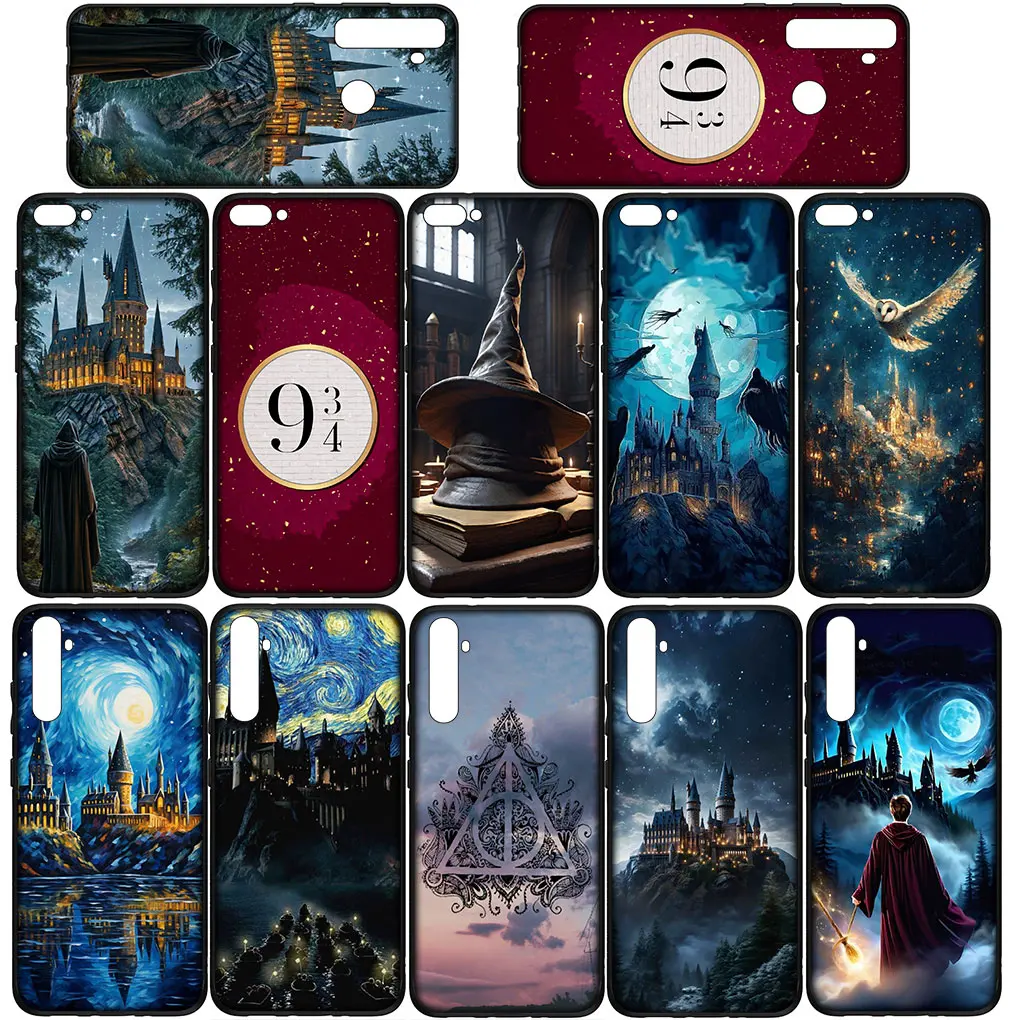 Owl Art Harries Wand Potters for Huawei P30 P20 P10 Y6 Y7 Y9 Prime Mate 10 20 Pro Lite Y9A Y8S P Smart 2019 Phone Cover Case