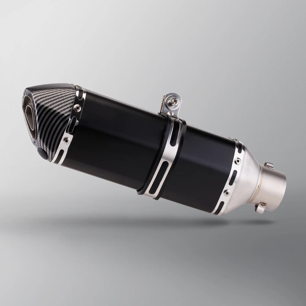 

Universal 51mm Motorcycle exhaust muffler with Db killer silencer long 370mm for Z900 GY6 SV650 R6 R3 ZX6R ZX10 K7 MT07