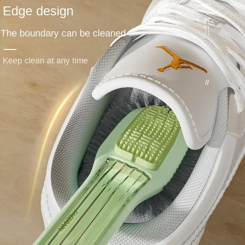 Double-sided Shoe Brush Durable Plastic Shoe Washing Brush Suede Shoe Cleaning Brush Household Cleaning Tools Accessories