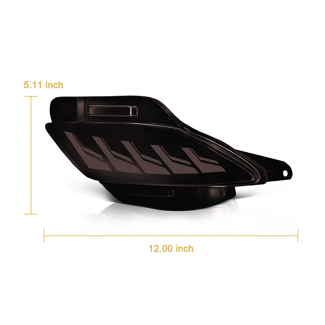 لكزس RX350 RX270 RX450h 2009 2010 2011 2012 2013 2014 2015 المصد الخلفي عاكس أضواء مع ديناميكية بدوره إشارة الفرامل 12 فولت