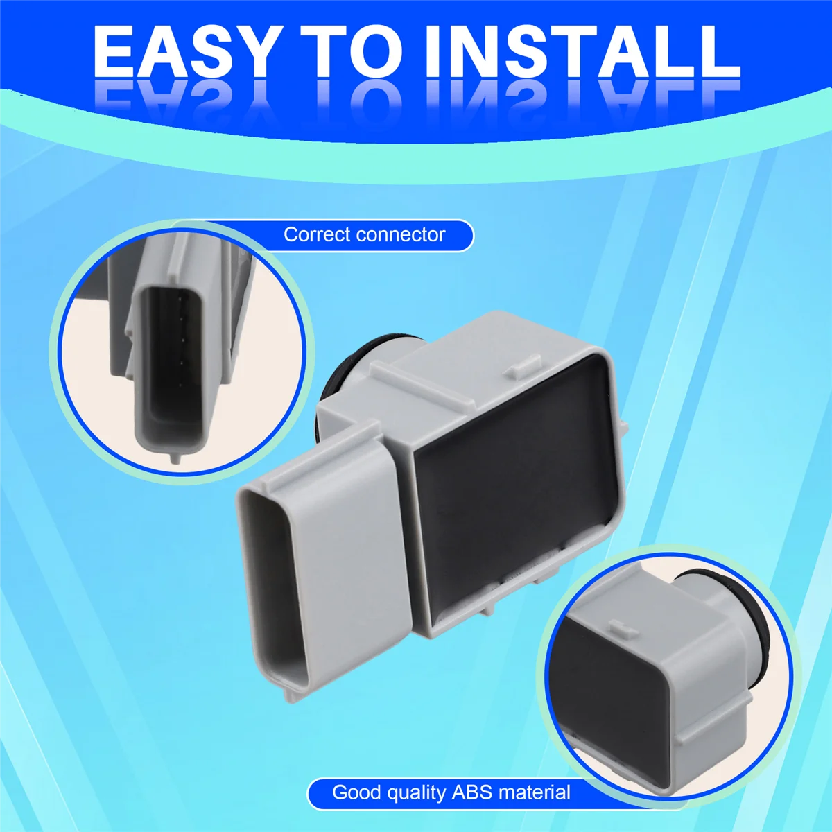 # 68P อะไหล่รถยนต์และอุปกรณ์เสริม,รถย้อนกลับ Radar Sensor 95720-2W000 สําหรับ Hyundai Kia,Black & สีเทา