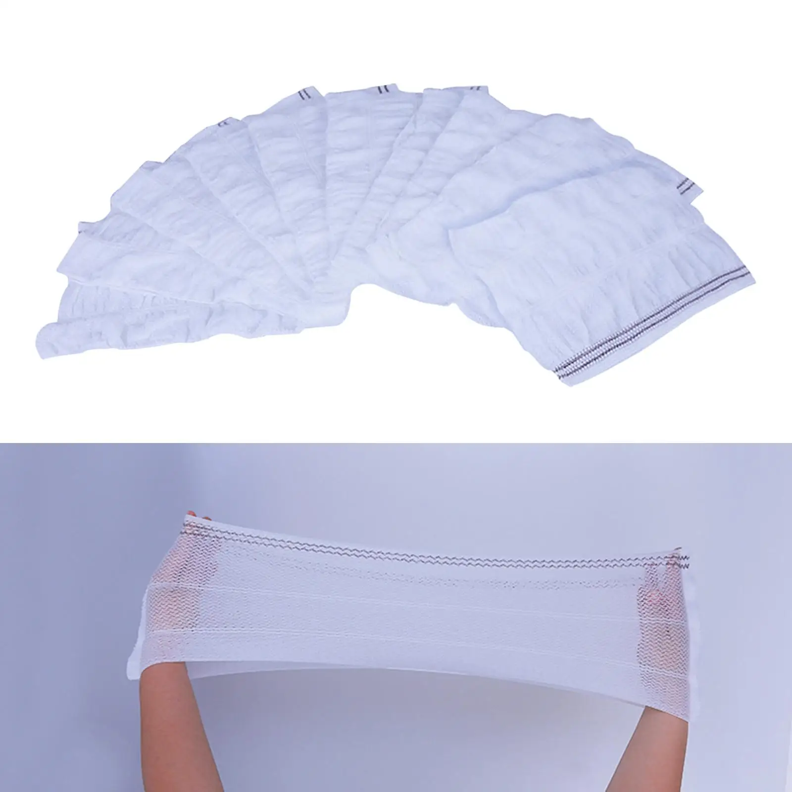 

10Pcs Adult Cloth Diaper Comfortable to Wear Reusable Special Needs Nappy Pocket Nappies for Men or Women Can Add Diaper Inserts