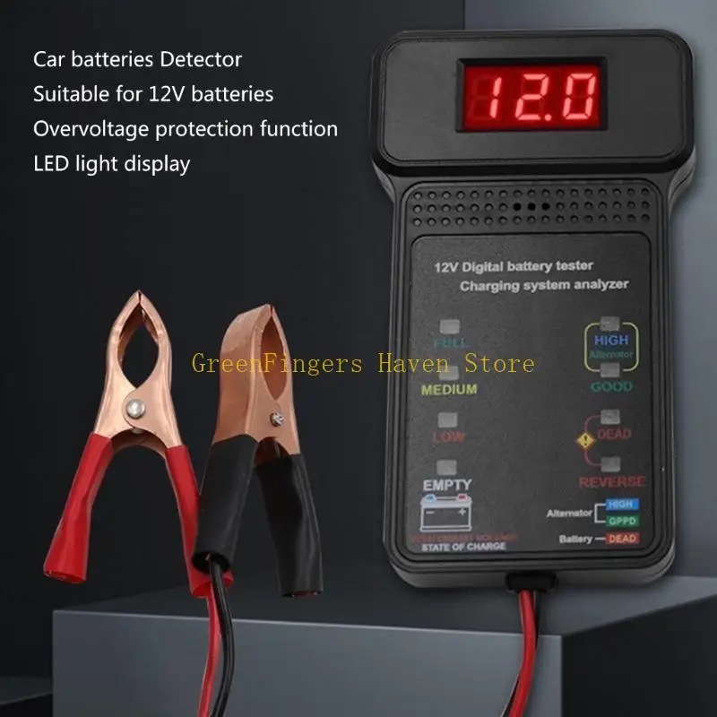 F68D Battery Tester Measurement Tool Diagnostic Tool Charging System Analyser