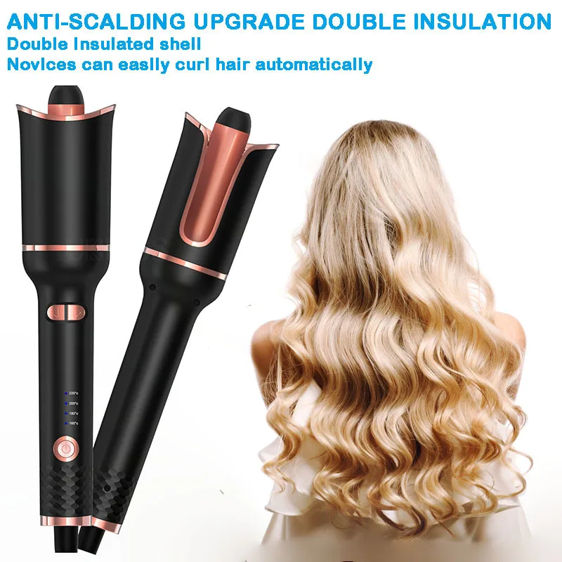 Rose-shaped curling iron multifunctional comb automatic hair curling iron wand curl iron curling hair tools