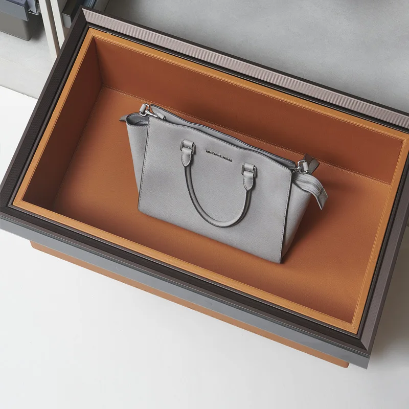 متعددة الوظائف المنزل تلسكوبي درج نوع صندوق تخزين المجوهرات نمط جديد خزانة سحب سلة سحب السراويل الرف مصنوعة من الألومنيوم #5