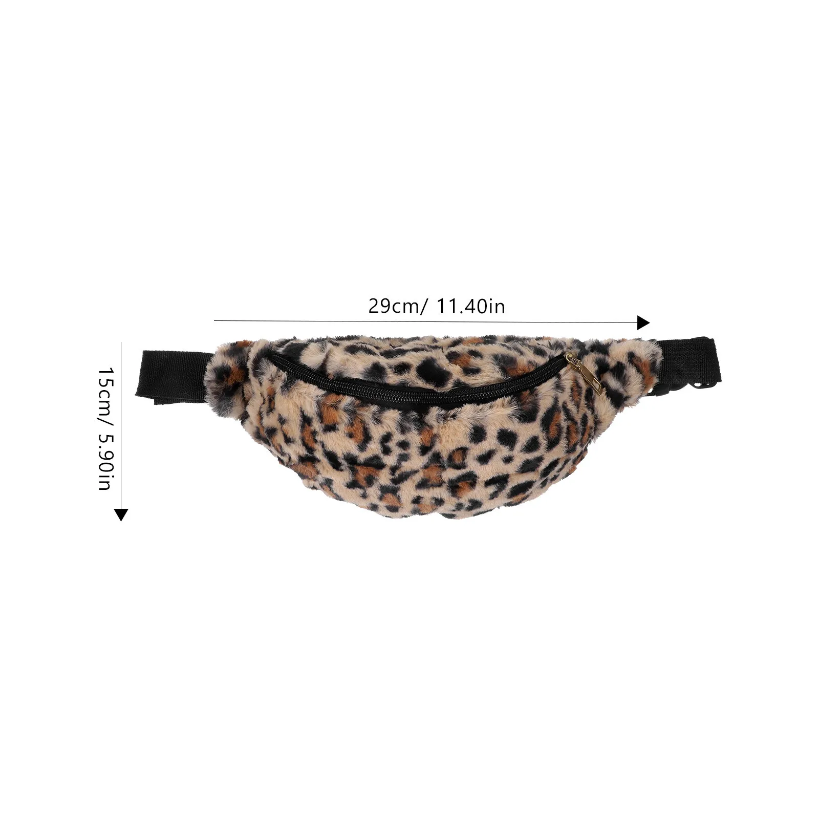 Leopard Waist Leopard Chest Fanny Pack Lightweight Shoulder Crossbody Bag Bag Travel Fanny Pack Adjustable Strap
