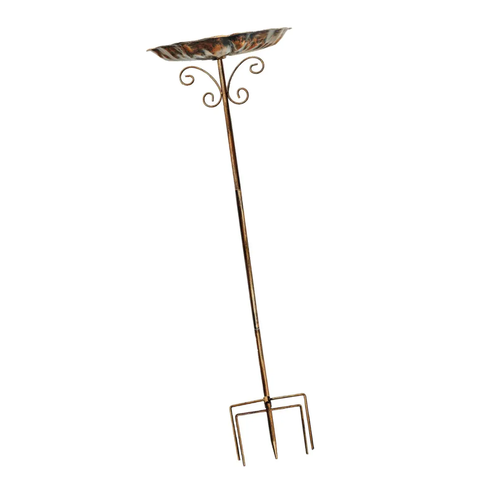 

Bird Bath Feeder Bowl Outdoor Birdbath Vintage Design Heavy Duty Metal Bird Feeder Garden Birdfeeder for Yard Garden Outdoor