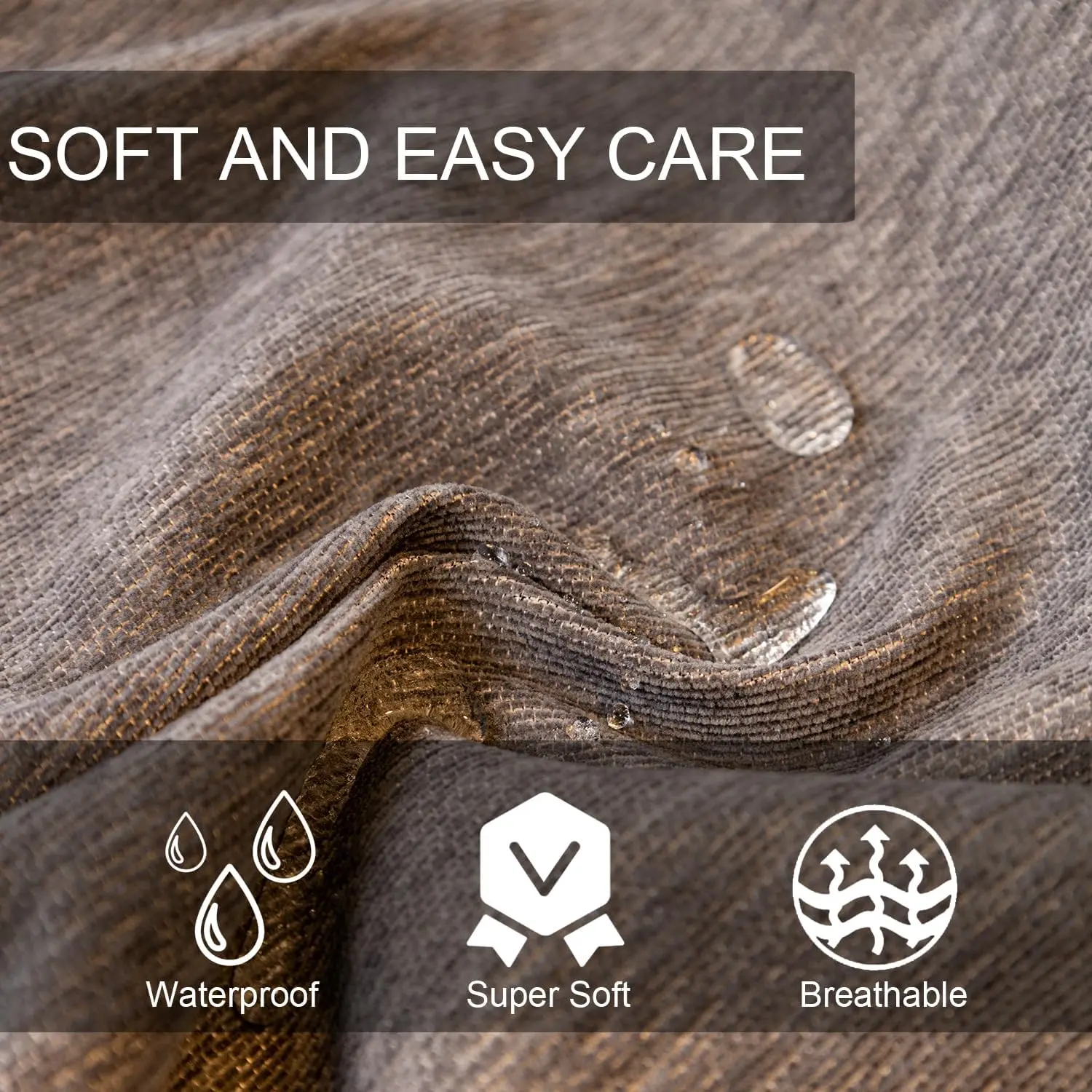 

100% Waterproof Sofa Covers For Pets Washable Couch Covers Dogs Cats Sofa Slipcover For 3-4 Cushion Couches Sectional Couches