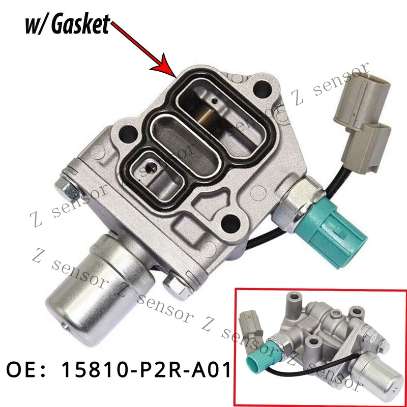 AAA+ 1 Pc VTEC Solenoid Spool Valve w/ Gasket Fit For 96-2000 Honda Civic D16Y8 1.6L*