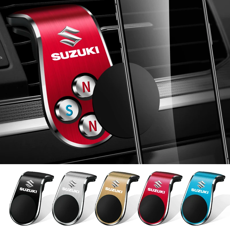 

Car Magnetic L-shaped Car Dedicated GPS Phone Holder Emblem For Suzuki Samurai Ltz 400 Vitara Gsr 600 Jimny Swift Strom