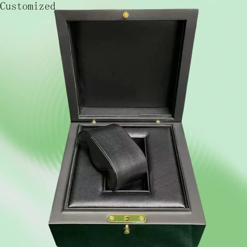 Customized Luxury Black Green Aspit Ellipse Watch Variety Storage Case Jewelry Organizer Display Leather Women Watch Travel Box