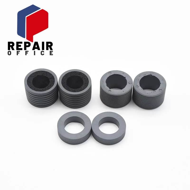 1SETS PA03575-K011 PA03575-K012 PA03575-K013 Pick Roller Set Brake Roller Tire Rubber for Fujitsu fi-6400 fi-6800