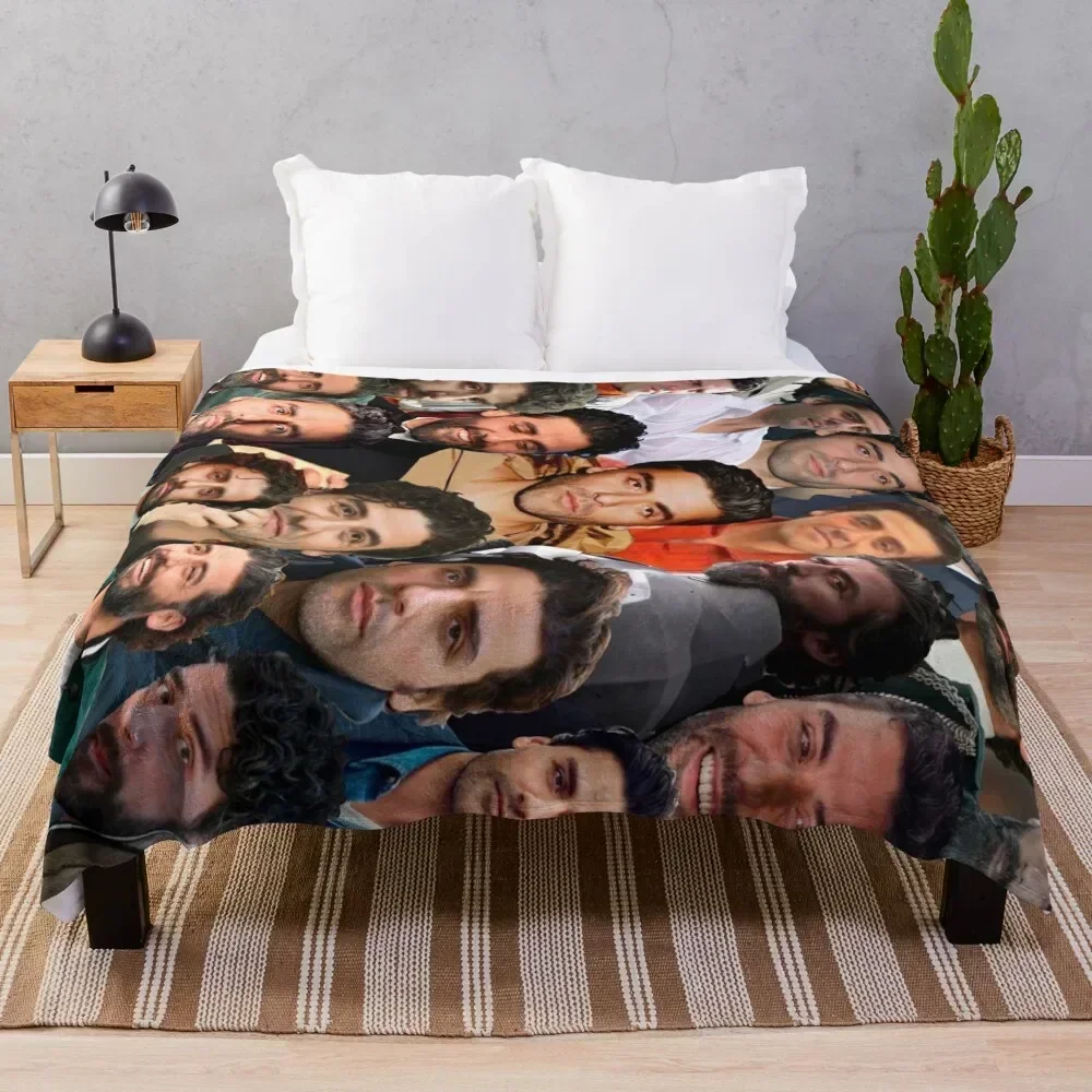 

OscarIssac Photo Collage Throw Blanket Warm Plush Fuzzy Blanket for Living Room