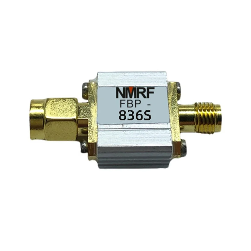 ABCA-FBP-836S Dedicated SAW Bandpass Filter 824-849 Mhz 1Db Bandwidth 25Mhz SMA Interface For GSM Signal Test