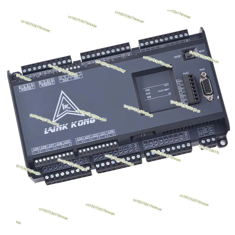 PLC Industrial Control Board LK3U-32MT-10AD2DA 48MR with 8-axis Pulse FX3U Controller