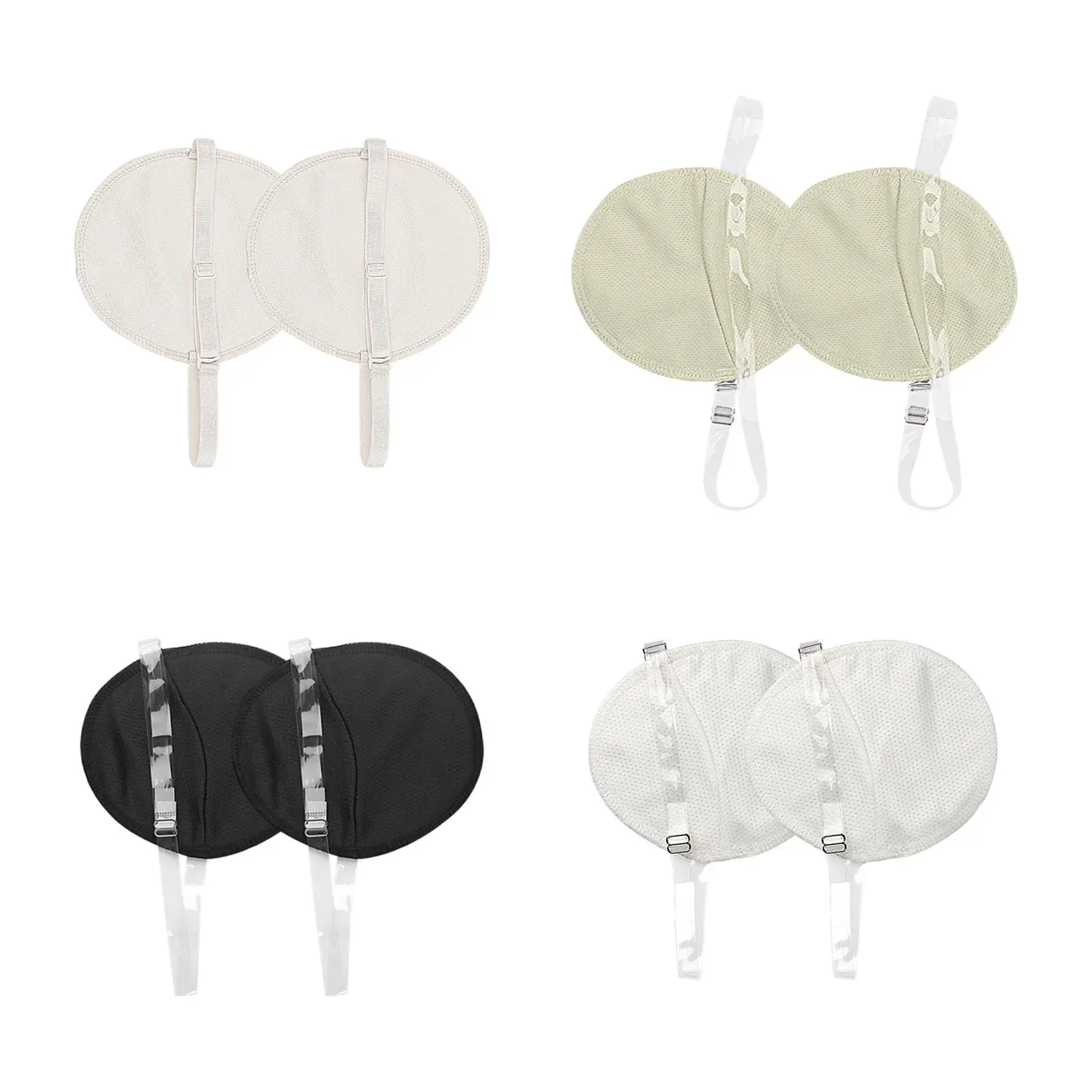 

2x Underarm Pad Gifts Washable with Shoulder Strap Non Visible Armpit Shield