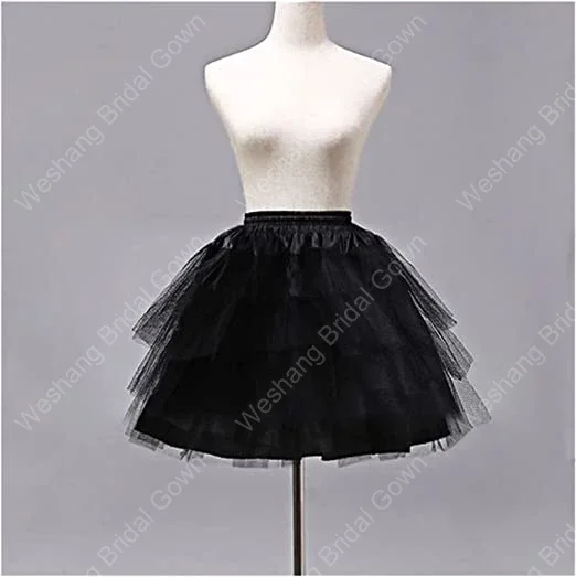 Petticoat Maid Wear Short No Hoops Mädchen Ballett Mesh Garn Rock Petticoats