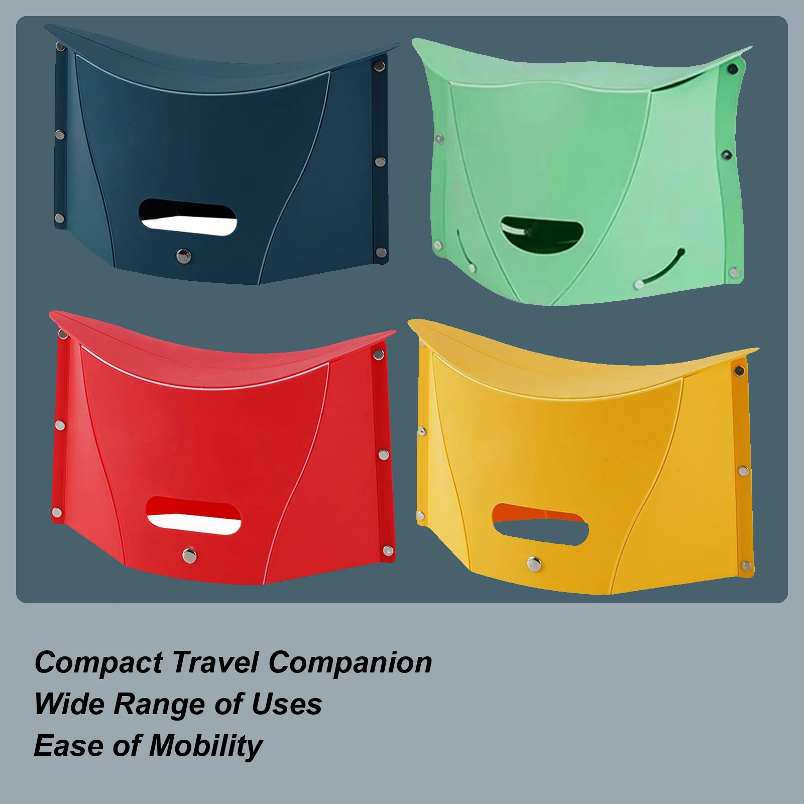 

Folding Stool with Storage Bag Lightweight Portable Foldable Stool for Home Kitchen Garden Travel, Camping Car RV Picnic Outdoor