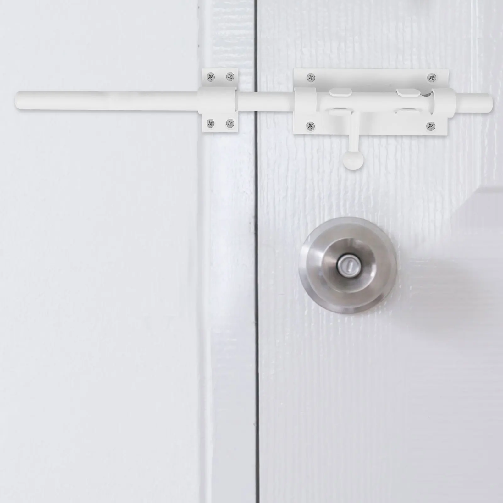 

Stainless Steel Door Bolt Latch 8 Inch Heavy Duty No Drilling Bathrooms Bedrooms Kitchen Cupboard Furniture Locks Security