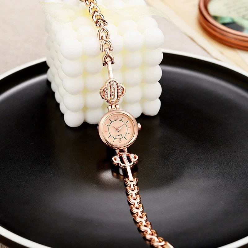 

Новые модные роскошные золотые часы для женщин, часы-браслет, женские наручные кварцевые часы из нержавеющей стали, подарки для студентов, Reloj Mujer