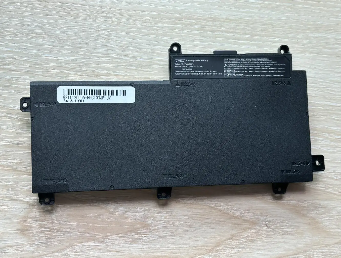 CI03XL Battery For HP ProBook 640 G2 645 G2 650 G2 655 G2 640 G3 645 G3 650 G3 655 G3 820 G3 HSTNN-UB6Q 801554-001