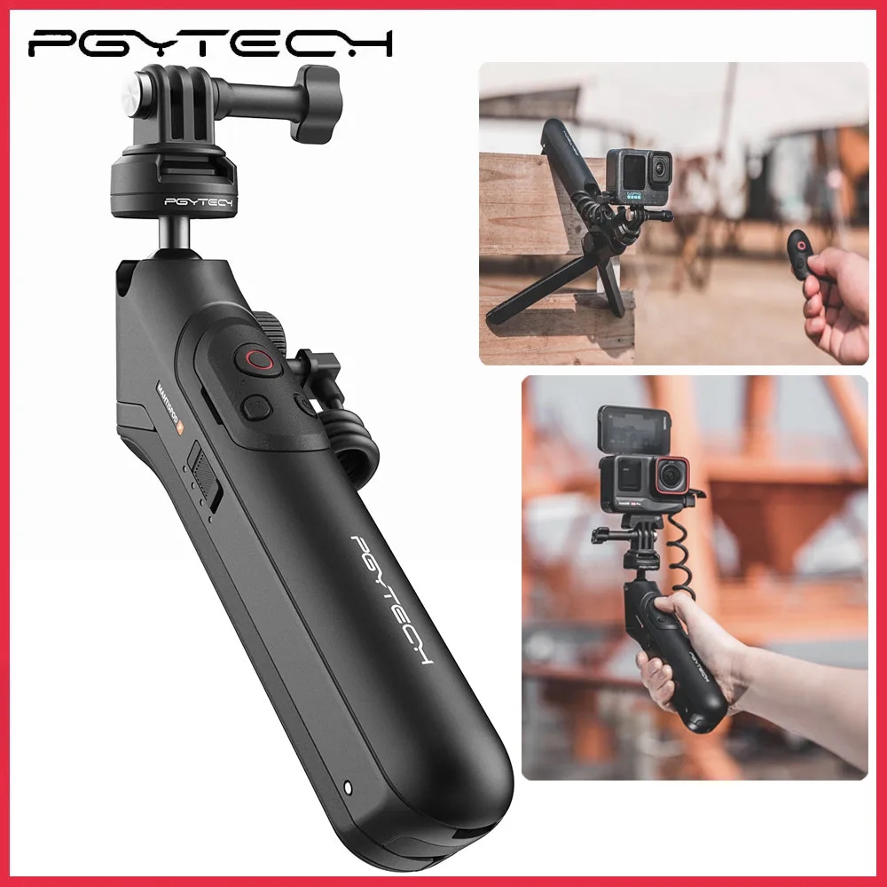 PGYTECH CapLock MantisPod statyw mocy tryb ręczny z pilotem do smartfona z kamerą akcji Gopro Insta360