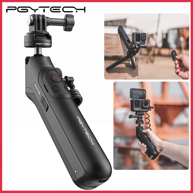 PGYTECH CapLock MantisPod statyw mocy tryb ręczny z pilotem do smartfona z kamerą akcji Gopro Insta360