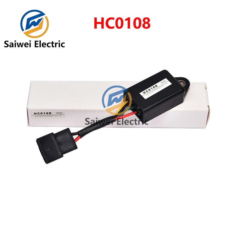 Excavator Parts 128300-77920 HC0108 HC0119 819908843 Yanmar Engine Flameout Start Preheat Time Delay Relay 4TNV94/98 4TNE84/88