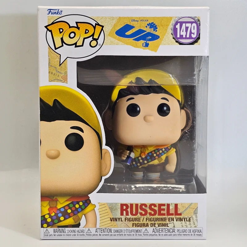 Funko Pop! Original de Disney Pixar: Russell # Figura de Vinilo 1479 - Adorno Coleccionable de Película para Escritorio, Juguete de Regalo en Stock