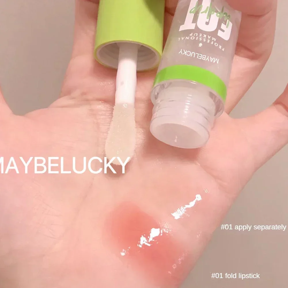 8 Colors Clear Lip Gloss Crystal Jelly Moisturizing Lip Oil Lasting No Sticky Sexy Lip Gloss Korean Liquid Lipstick Makeup