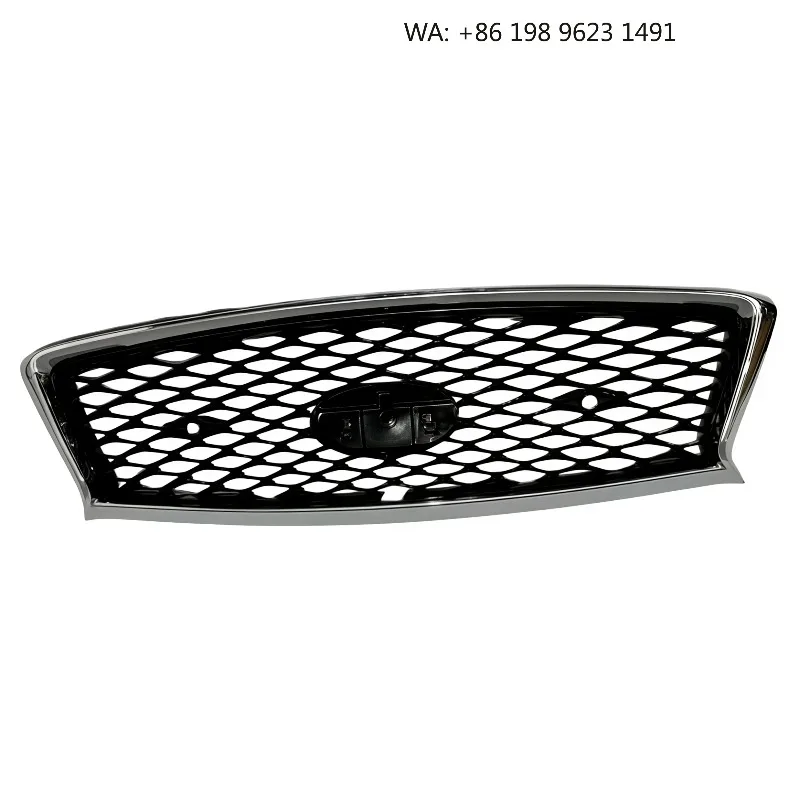 Front Radiator Grille Full Mesh Assembly  Radar Cutout Bumper Cooling Replacement Body Panel Fit V37Z 2018