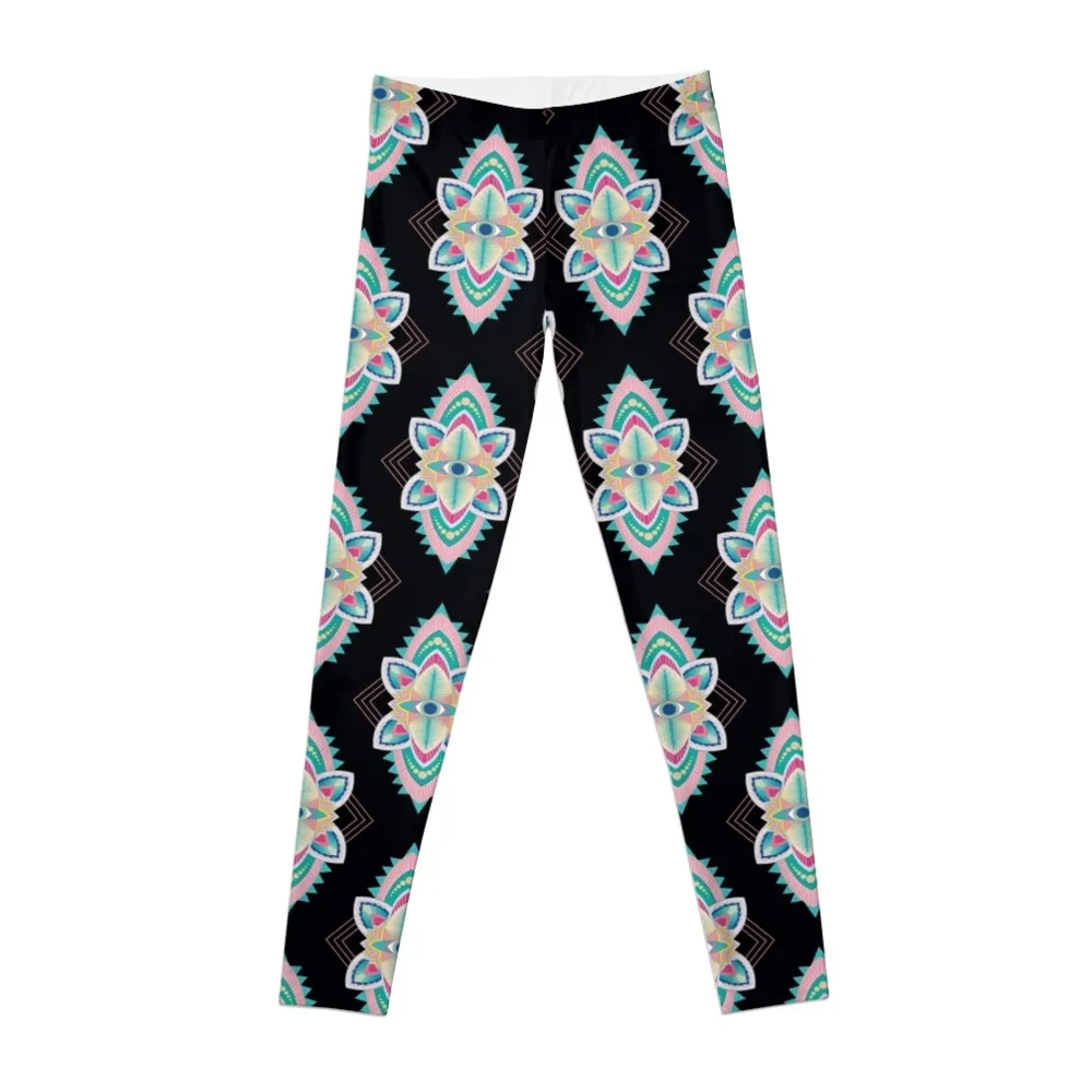 

Tribal Eye Motif Leggings workout shorts gym's clothing Womens Leggings